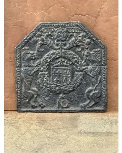Plaque de Cheminée 'Armes de France et Navarre'
