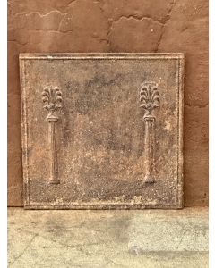 Plaque de Cheminée 'Colonnes de Liberté'