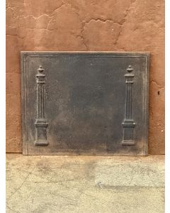 Plaque de Cheminée 'Colonnes de Liberté'