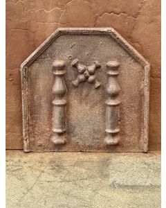 Plaque de Cheminée 'Croix de Saint André'