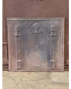 Plaque de Cheminée 'Colonnes de Liberté'