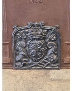 Plaque de Cheminée 'Armes de France'