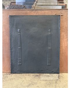 Plaque de Cheminée 'Colonnes de Liberté'