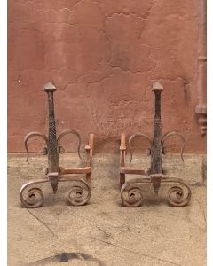 Chenets Forgés à la Main