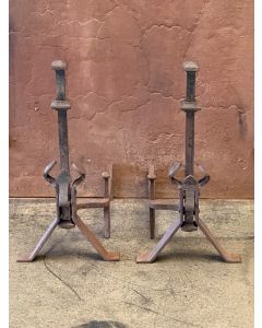 Chenets Forgés à la Main