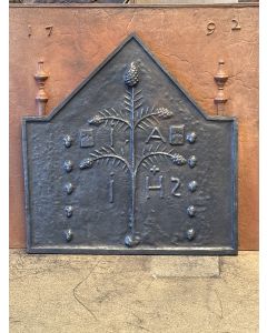 Plaque de Cheminée 'Armes Gothiques'