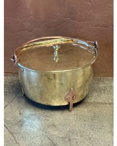 Porte-Bûches en Laiton Poli