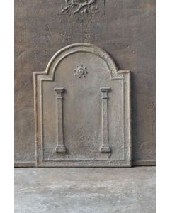 Plaque de Cheminée 'Colonnes de Liberté'
