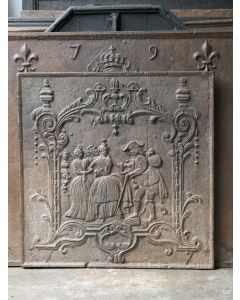 Plaque en Fonte Louis XV