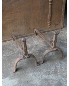 Chenets Louis XV
