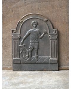 Plaque de Cheminée 'Apollon et sa Lyre'