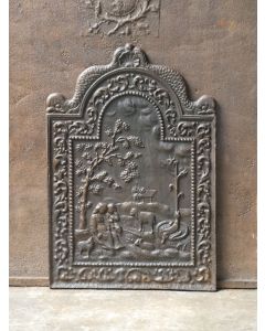 Plaque de Cheminée 'Scène Rurale'
