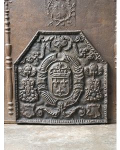 Plaque de Cheminée 'Armes de France'