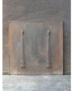 Plaque de Cheminée 'Colonnes de Liberté'