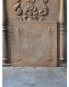 Plaque de Cheminée 'Colonnes de Liberté'