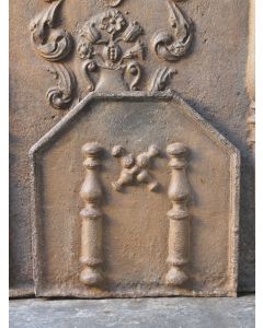 Plaque de Cheminée 'Croix de Saint André'
