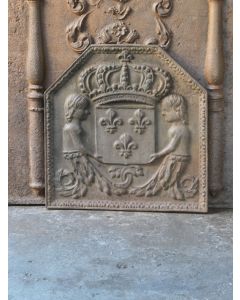 Plaque de Cheminée 'Armes de France'