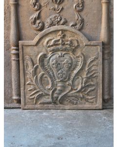 Plaque de Cheminée 'Armes de France'