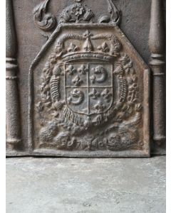Plaque de Cheminée 'Armes de France'