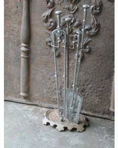 Ancien Serviteur Cheminée Anglais