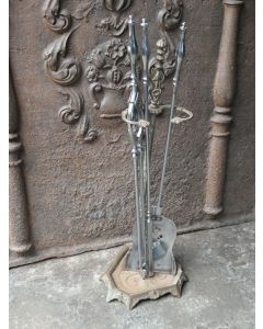 Ancien Serviteur Cheminée Anglais