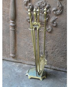 Serviteur Cheminée en Laiton