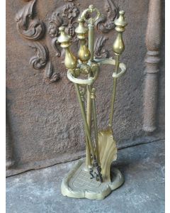 Serviteur Cheminée en Laiton