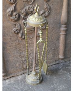 Ancien Serviteur Cheminée Néerlandais