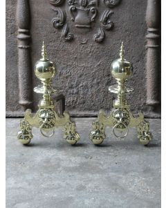 Chenets Style Louis XIV