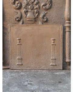Plaque de Cheminée 'Colonnes de Liberté'