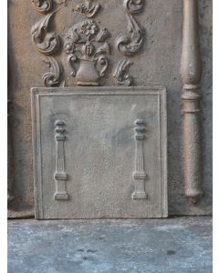 Plaque de Cheminée 'Colonnes de Liberté'