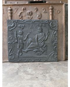 Plaque de Cheminée 'Allégorie de la Paix'
