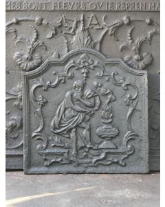 Plaque de Cheminée 'L'Hiver'