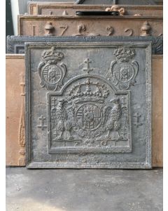Plaque de Cheminée 'Armes de Lorraine'