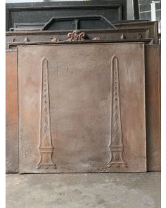 Plaque de Cheminée 'Colonnes de Liberté'