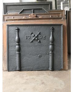 Plaque de Cheminée 'Croix de Saint André'