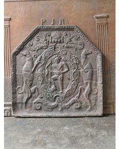 Plaque de Cheminée 'Armes de France'
