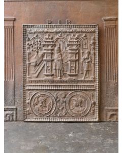 Plaque de Cheminée 'Thème Religieux'