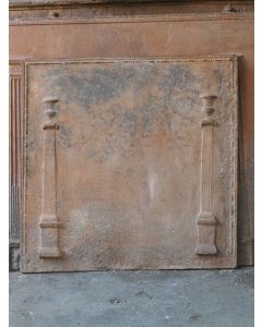 Plaque de Cheminée 'Colonnes de Liberté'