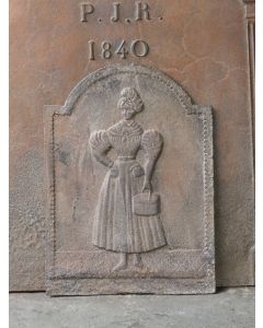 Plaque de Cheminée 'Lady'