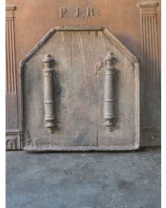 Plaque de Cheminée 'Colonnes d'Hercule'