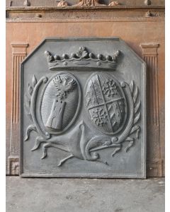 Plaque de Fonte avec Blason