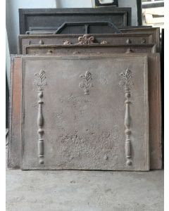 Plaque de Cheminée 'Panier de Fleurs'