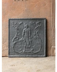 Plaque de Cheminée 'Femme'