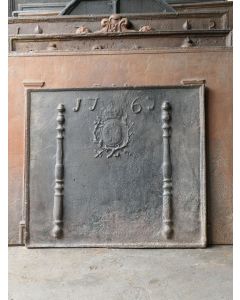 Plaque de Cheminée 'Armes de France'