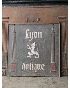 Plaque Fonte Néoclassique