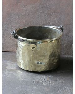 Porte-Bûches en Laiton Poli