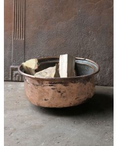 Porte Bûches en Cuivre Poli