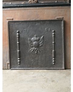 Plaque de Cheminée 'Armes de France'