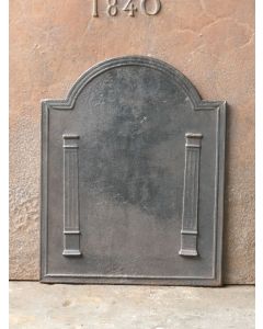Plaque de Cheminée 'Colonnes de Liberté'